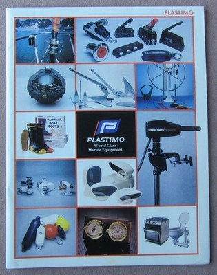1989 Plastimo Marine Equipment Catalog Compass Anchor Motors On Deck Buoys+