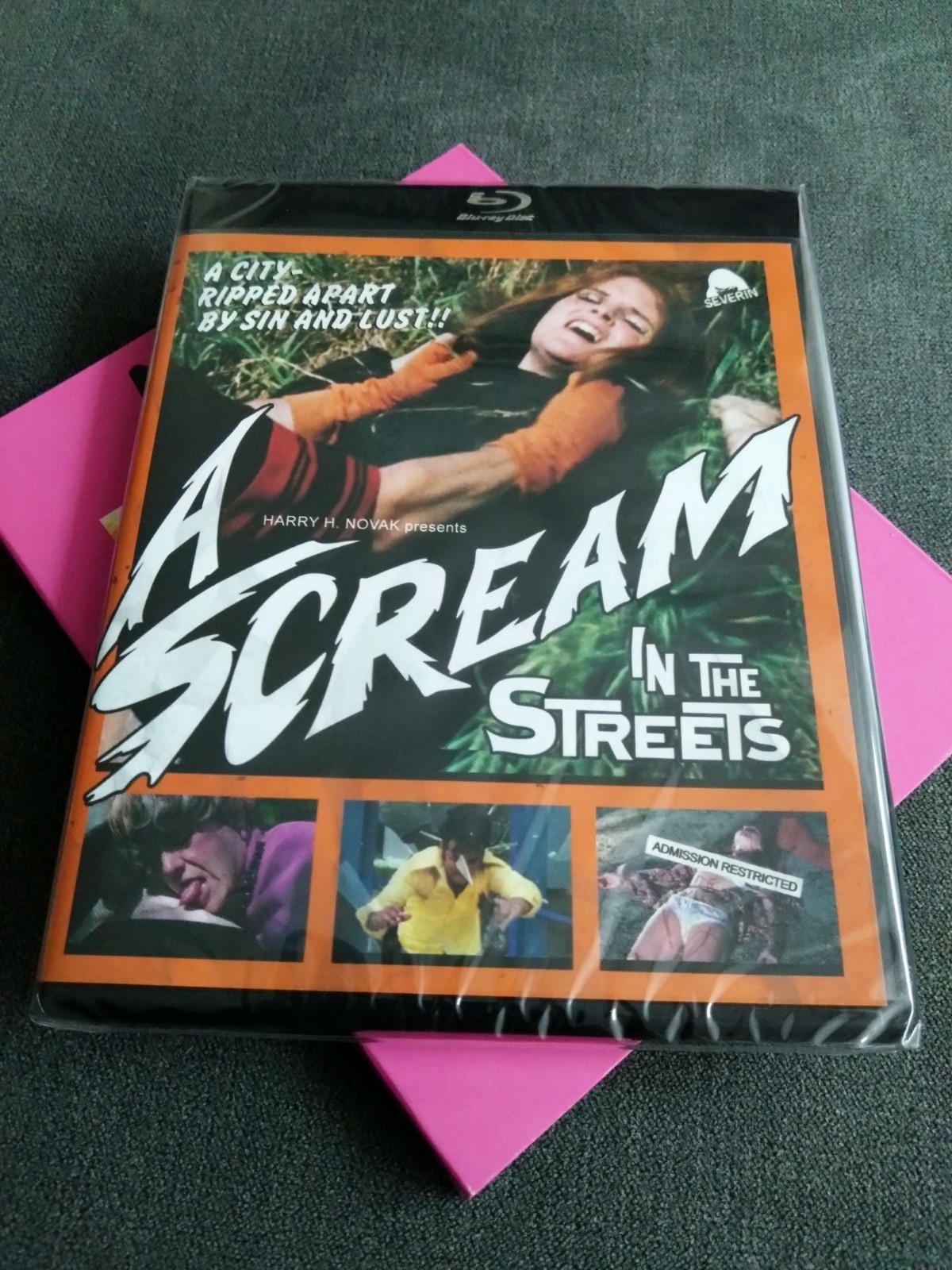 A SCREAM IN THE STREETS - Severin Limited Edition Blu Ray - PLEASE READ