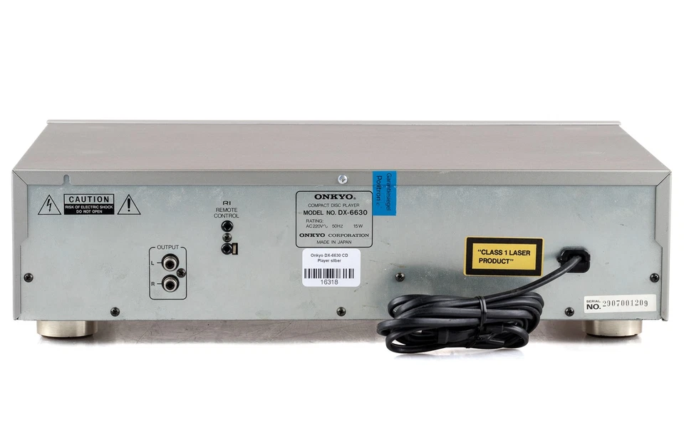 Onkyo DX-6630 Reproductor CD Plata + Color / Servicio 1 Año de Garantía [2] - Imagen 4 de 4