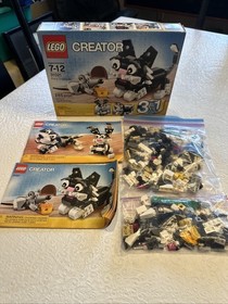 Lego Creator 3 in 1 #31021 Cat/Dog/Bunny/Mouse #31133 White Bunny Used Complete
