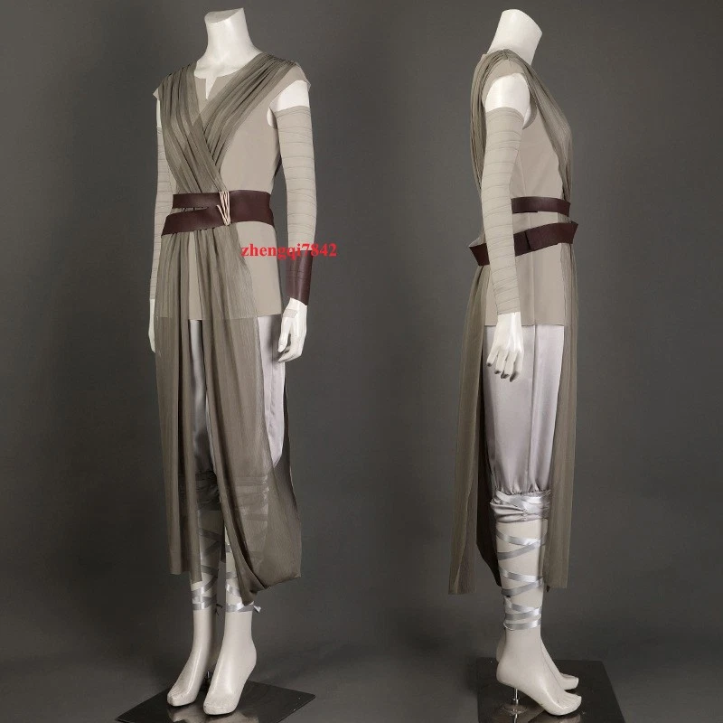 Star Wars El Despertar de la Fuerza Rey Cosplay Conjunto Completo Disfraz Mujer Carnaval Traje Conjunto Foto 2 de 4