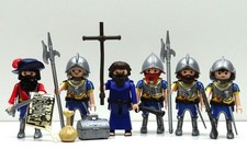 5 x SPANISH CONQUESTADOR + MISSIONARY Playmobil - Colonial Custom Conqueror RARE!