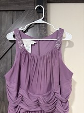 Jeweled Event Dress David's Bridal  Women’s SIZE 20 Lavender Midi Party Spring
