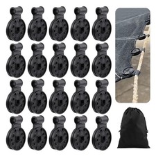 20pcs Shade Cloth Clips,Sunscreen Net Clips Heavy Duty Plastic Lock Grip Suns...