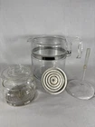 Vintage Pyrex MCM Flameware Glass Coffee Pot Percolator 9 Cup 7759 B Complete