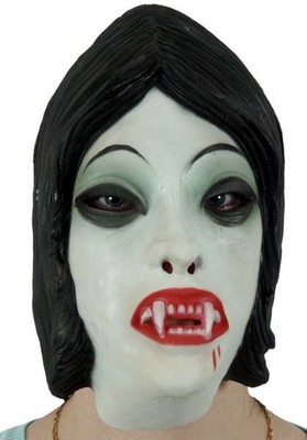Vampir Braut Maske / Vampirin - Halloween / Horror / Kostüm