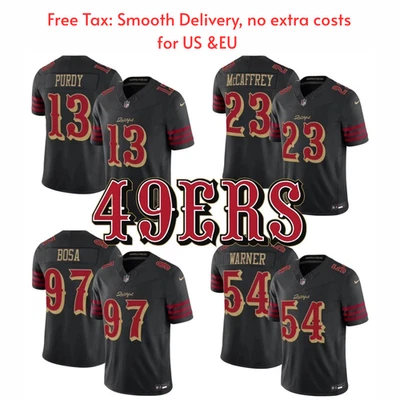 Men's 49ers Black 2025 “Rivalries” Vapor Limited All Stitched Jersey