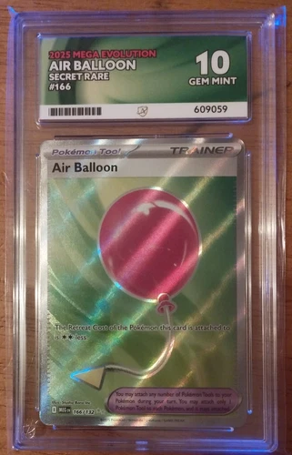 Air Balloon - 2025 Mega Evolution Secret Rare 166/132 Pokemon TCG ACE 10