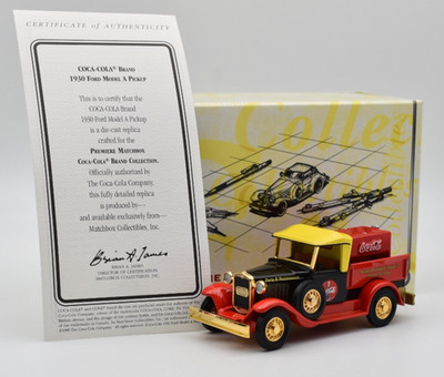 Matchbox Collectibles Yesteryear 1930 Ford Model A Pickup Coca Cola. MoY. YPC05