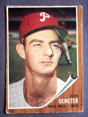 Don Demeter #146 Topps 1962 Baseball Card (Philadelphia Phillies)