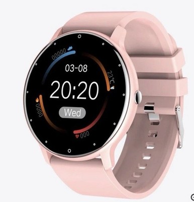 Smartwatch Pro mit Bluetooth Telefon Anruf-Funktion für iOS & Android ,in Pink