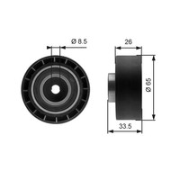 Spannrolle Keilrippenriemen Drivealign™ Gates T39057 FüR MG Rover TF RD 400 45 1