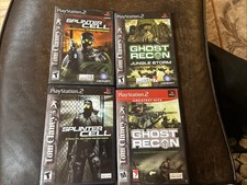 PS 2 Tom Clancy’s Bundle: Ghost Recon, Jungle Storm, Splinter Cell, Pandora CIB