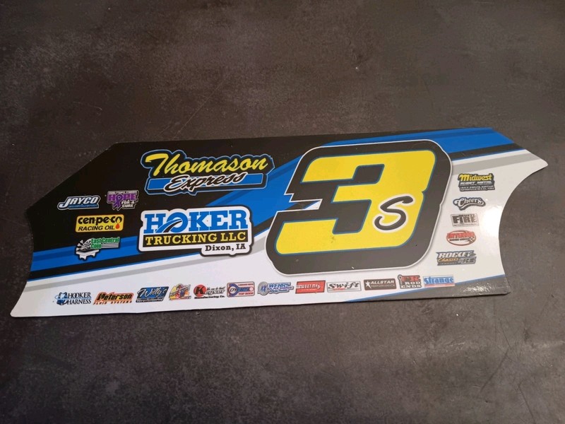 11x4 Inch Brian Shirley Dirt Late Model Racing Mini Door