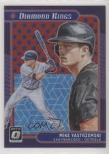 2021 Donruss Optic Diamond Kings Liberty Prizm 32/45 Mike Yastrzemski #28 11pj