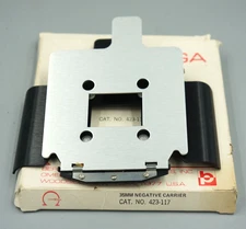 Omega 423-117 35mm Glassless Rapid Shift Negative Carrier w/ Box #690