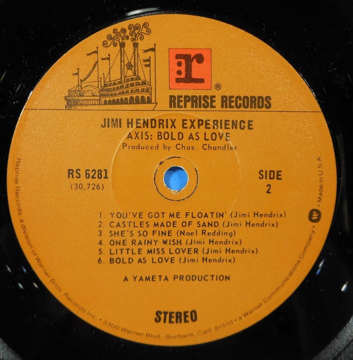 JIMIHENDRIX/AXISBOLDASLOVE/レコード Jimi Hendrix - Axis: Bold As Love - 1976 Reprise, EX/VG+