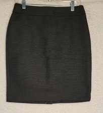 Ann Taylor Factory Petite New Women's Skirt Black Lined Size 4P NWT Pencil 0584