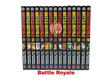 Battle Royale Manga English Version Set | Volume 1-15 (END) by Takami Koushun
