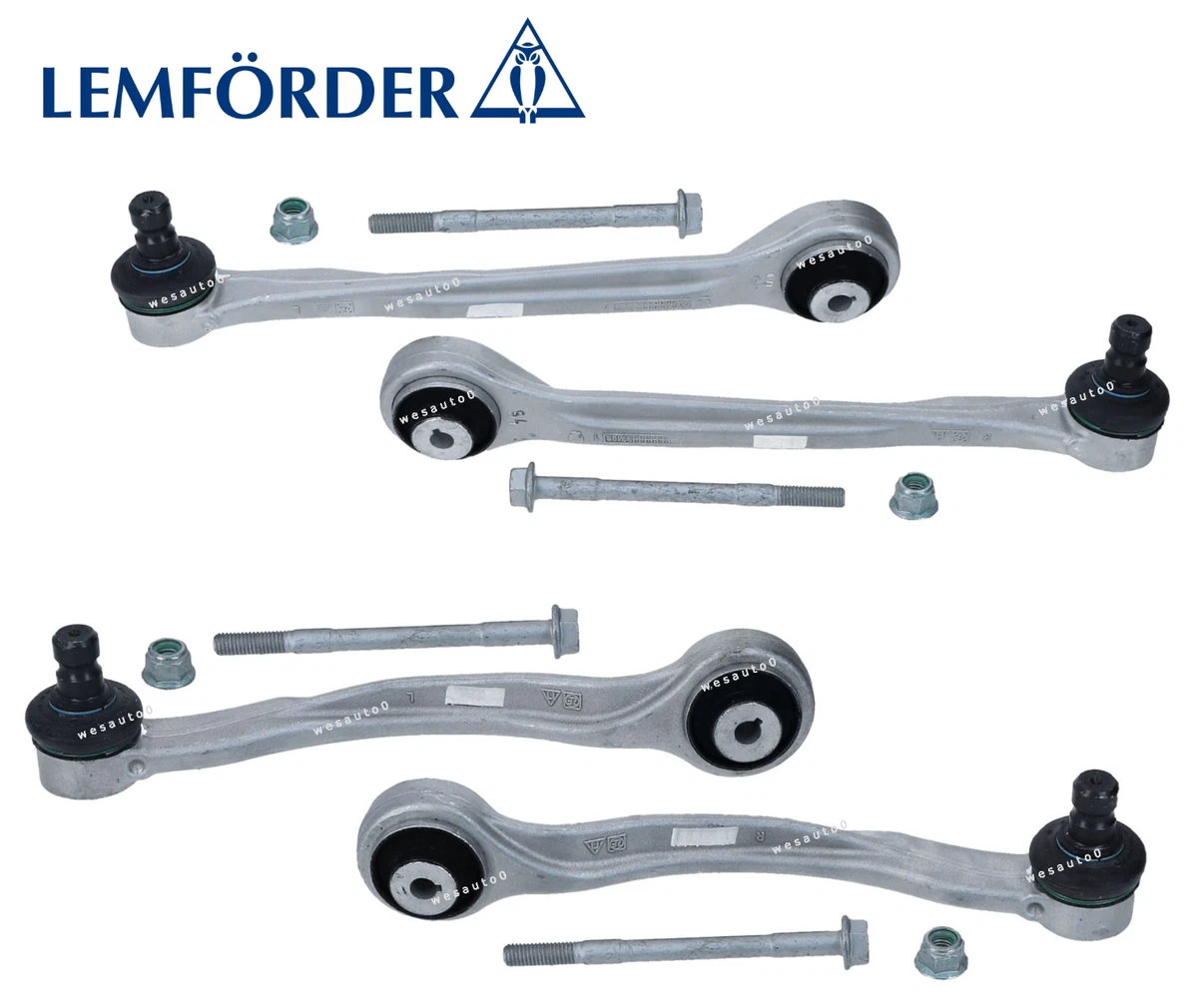 Brazo De Control Superior Delantero Con Rótula Para Audi Q7, VW Touareg, Porsche Cayenne - Juego De 2 Piezas, Marca METRIX