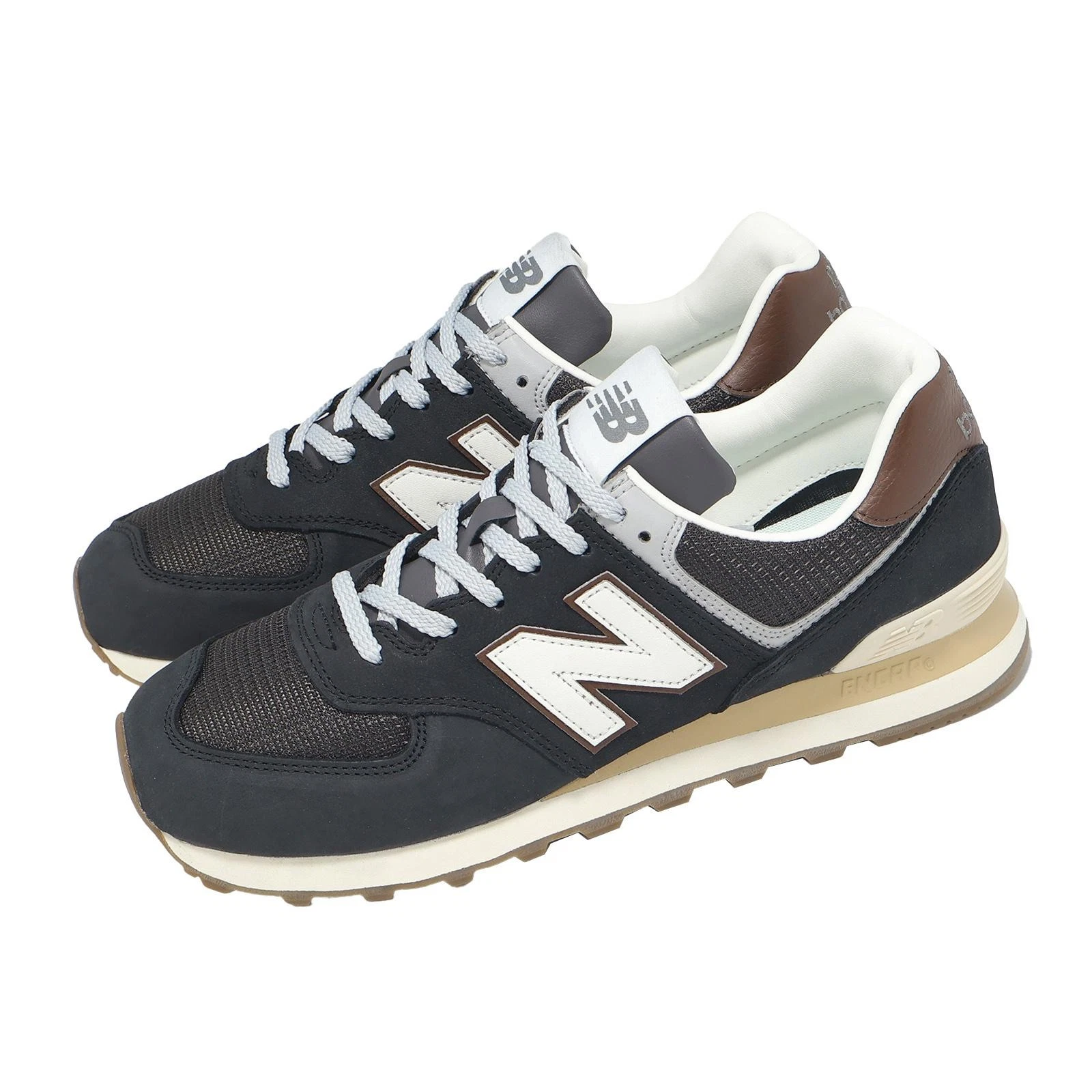 New Balance 574 NB Black White Men Unisex Casual Lifestyle Shoes U5748SB-D