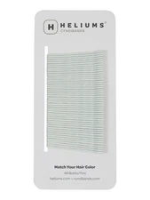 Bobby Pins - White - 2 Inch Wavy Hair Pins, Color Matched for Grey and Silver Ha