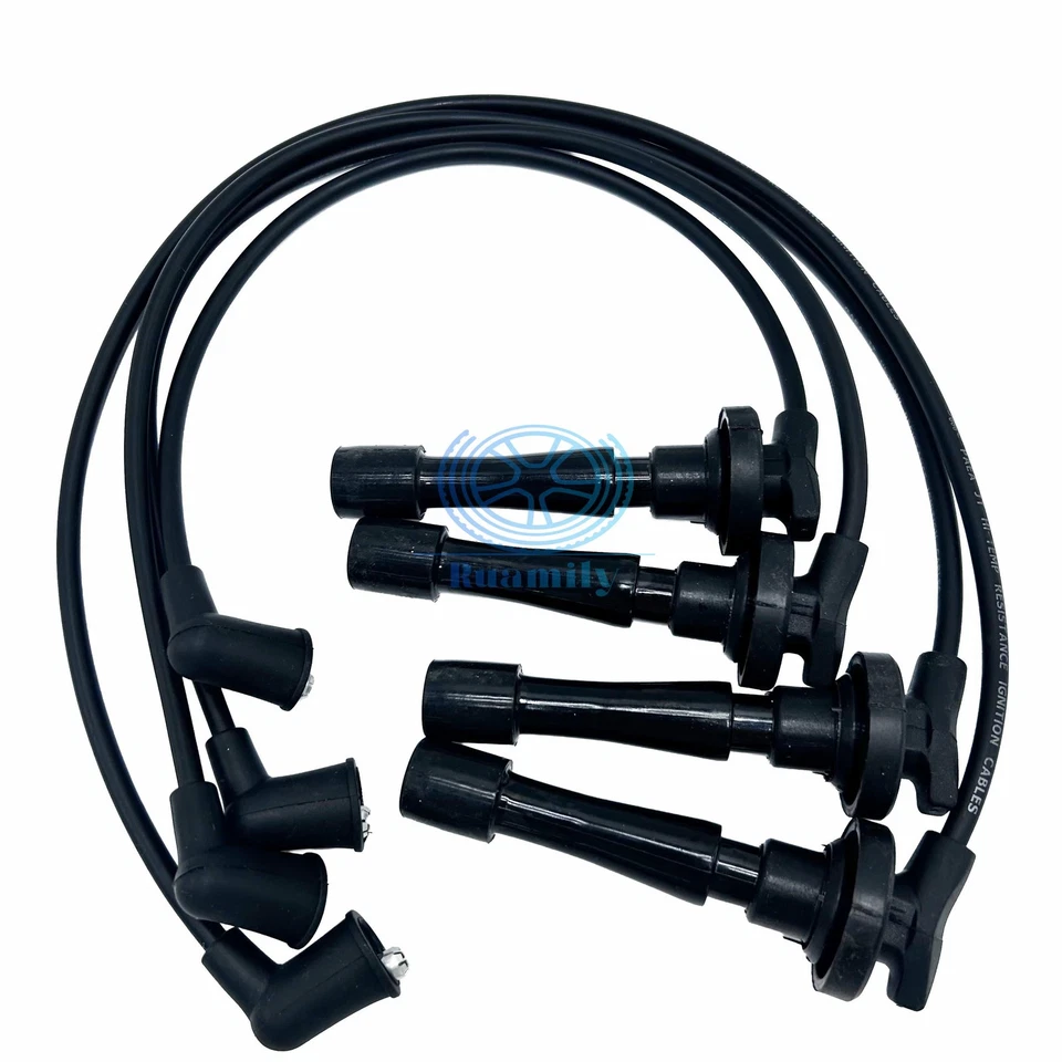4x Spark Plug Wire Set For 1990-2001 Honda CR-V 97-01 Acura Integra L4 1.8L 2.0L Foto 2 de 4