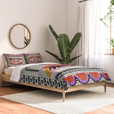 Deny Designs Holli Zollinger Namais 3 Piece Duvet Set   Multi-Color - King
