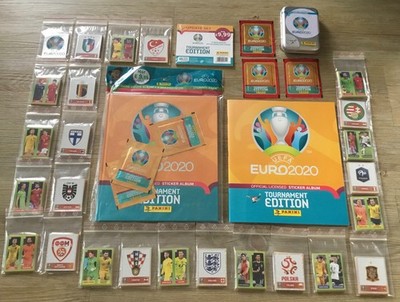 Panini EM / Euro 2020 Komplettsatz 678 Sticker + Update + Hardcover + Extras