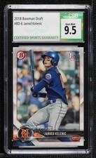 2018 Bowman Draft Jarred Kelenic #BD-6 CSG 9.5 Gem Mint 8b5