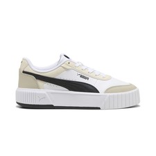 PUMA Carina Mia Lace Up Womens White Sneakers Casual Shoes 40263709