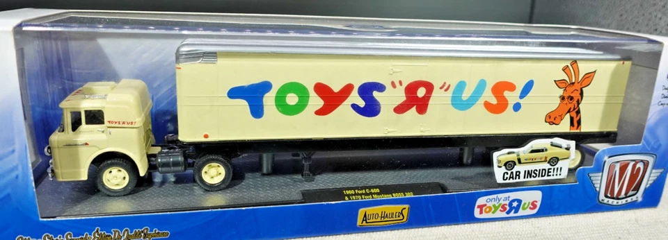 M2 Machines 1960 Ford C600 & 1970 Mustang Boss Toys R Us 1/64 - Image 3 of 3