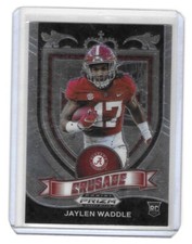 2021 Prizm Draft Picks Football Crusade Jaylen Waddle #169 Rookie Card