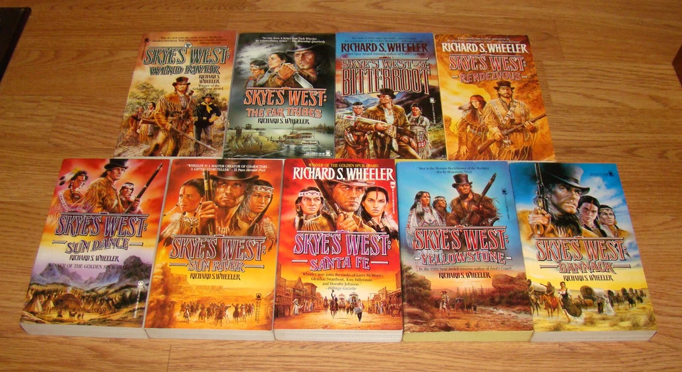 Richard S. Wheeler (9) SKYE'S WEST Series, Paperback, 1st Edition - Image 2 of 4