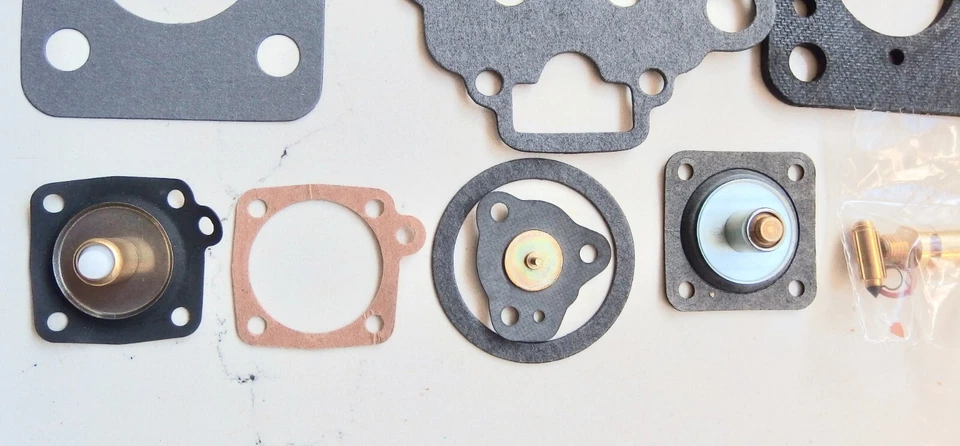FIAT carburetor Repair Rebuild kit MAJOR 124 - 131 1979 2Lt + Special Diaphragms - Image 2 of 3