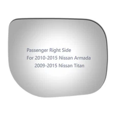 Mirror Glass For 2010 2011 2012 2013 2014 2015 Nissan Armada Titan Right Side