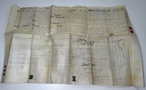 1850s Deed/Indenture On Vellum PHILADELPHIA PA Spring Garden Duane St & Brown St - Picture 12 of 15