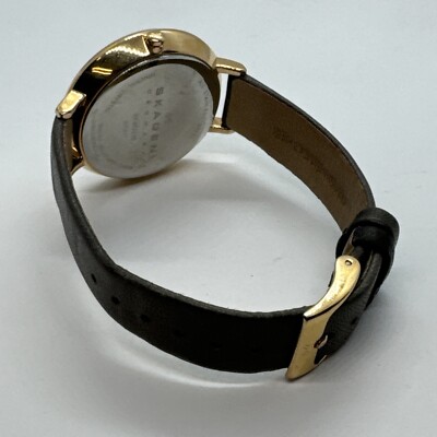 Skagen Ditte SKW2216 Women\'s Gray Leather Analog Dial Quartz Wrist Watch JNA563 s-l400.jpg main image 2