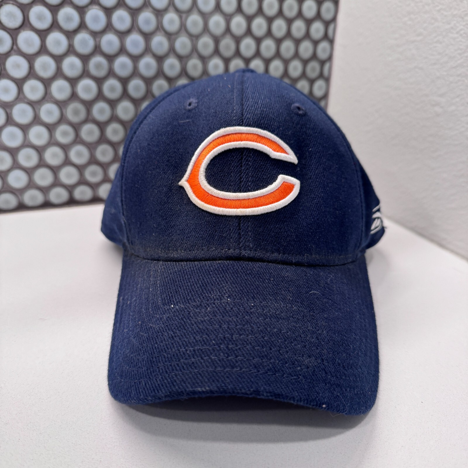 Chicago Bears Blue Reebok NFL Stretch Fitted Hat for Men OSFA