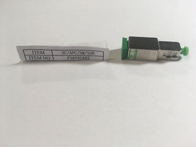 FIS 2dB SCAPC Fibre Optic Attenuator SC/APC/SM 2dB F18741A02