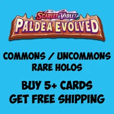 Pokemon TCG Scarlet & Violet Paldea Evolved Near Mint Singles Choose Your Card