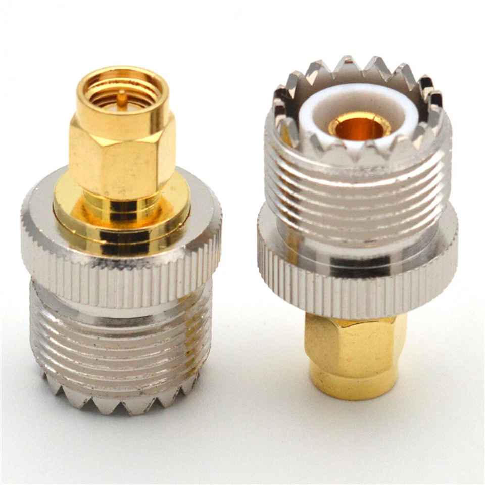 2/4PCS SMA Male Plug to UHF PL259 SO239 Female RF Connector Adapter Cable - Image 2 of 3