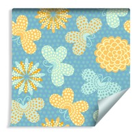 10M Vlies Tapete Rolle Kinderzimmer Blumen Schmetterlinge Kugel Natur Xxl 1144