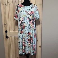 Women’s lightweight polyester Floral Print Dress Size IX