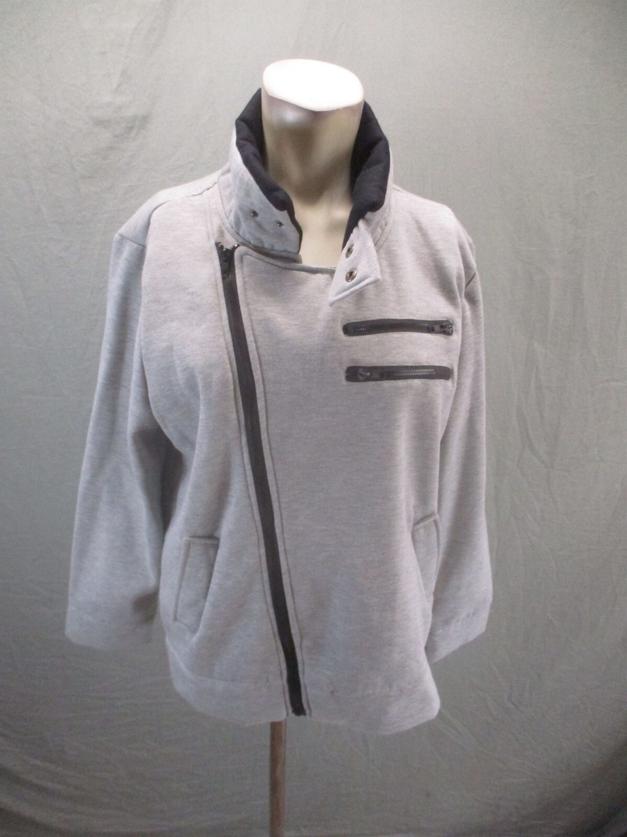 新品　BRIEFING CE BIAS LOGO JQ LS HIGHNECK NWT ZHE LIN Size XL Womens Full Asymmetric Zip Stand Collar