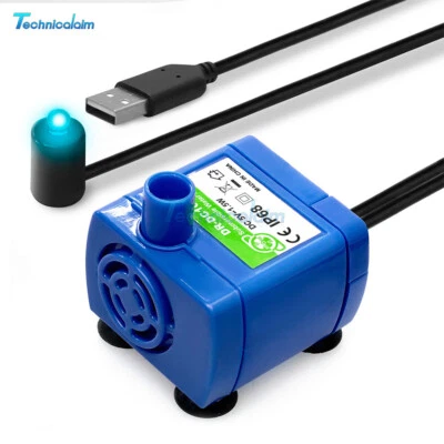 USB Water Pump Pet Cat Water Fountain Water Dispenser Brushless DC 5V 1.5W