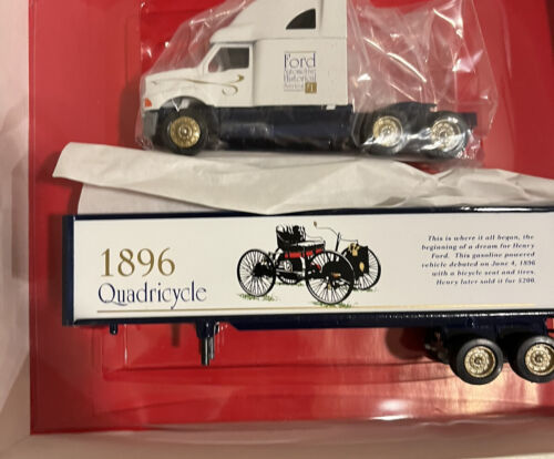 Winross Ford Automotive Historical Series #1 tracteur remorque 1896 quadricycle - Photo 1/6
