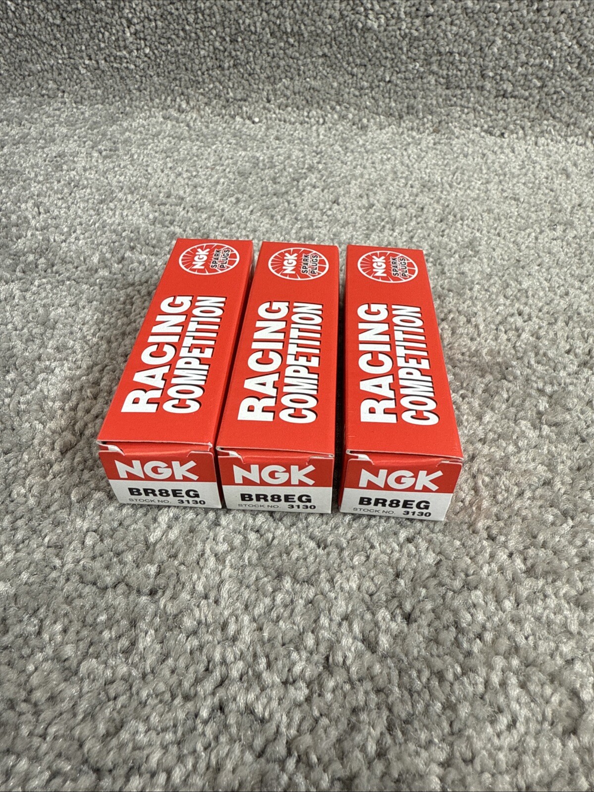 BR8EG NGK Spark Plugs #3130 3 Spark Plug