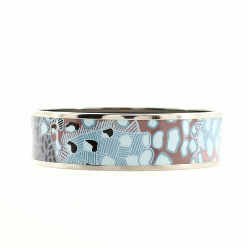 wide enamel bangle