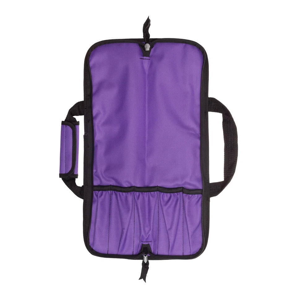 5 POCKET CHEF Knife Case Roll Bag knife bag chef bag knife roll Ergo Chef Purple - Image 3 of 4